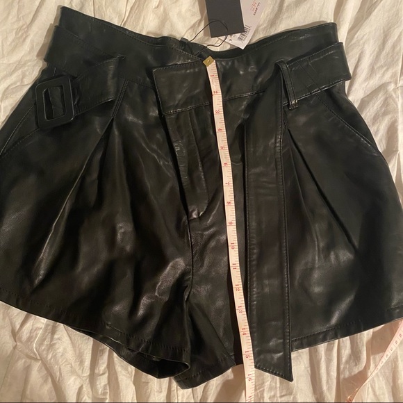 NWT MARISSA WEBB LEVI BELTED LEATHER SHORTS SIZE 10 *I SHIP SAME DAY!* - Picture 8 of 13